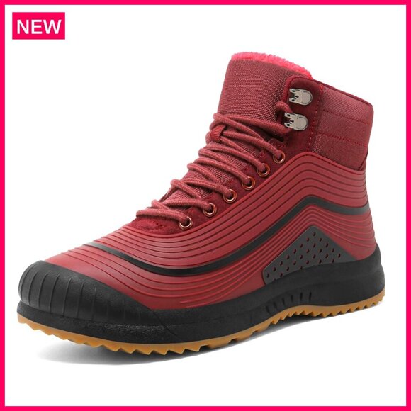 Shoes - Waterproof Winter Boots Women's Ankle Fur Lined Lightweight Insulated Snow Shoes